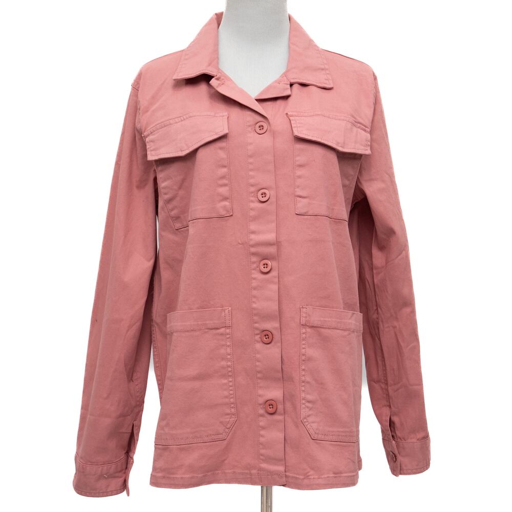 New Sanctuary Rose Lightweight Basic Utility Jacket Size Medium